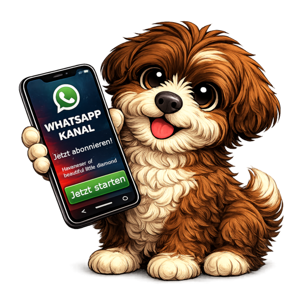 WhatsApp Kanal Hand, die ein Smartphone hält, mit WhatsApp-Kanal-Logo und Informationen über Neuigkeiten.